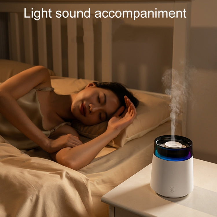 H10 Home Portable Office Aromatherapy Diffuser Running Horse Night Light Large Fog Humidifier(White) by bashfashion