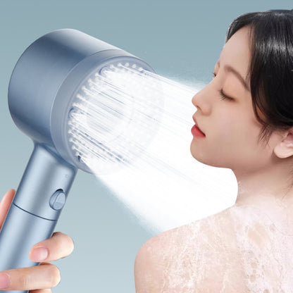 High-Pressure Handheld Shower Head With 5 Spray Modes Filtered Showerhead, Spec: Kit Gray by bashfashion