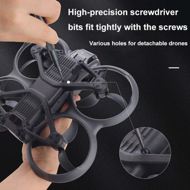 For DJI CQT UAV 30-In-1 Drone Universal Extended Screwdriver Set Disassembly Tool Set(Frosted Gray) by CQT