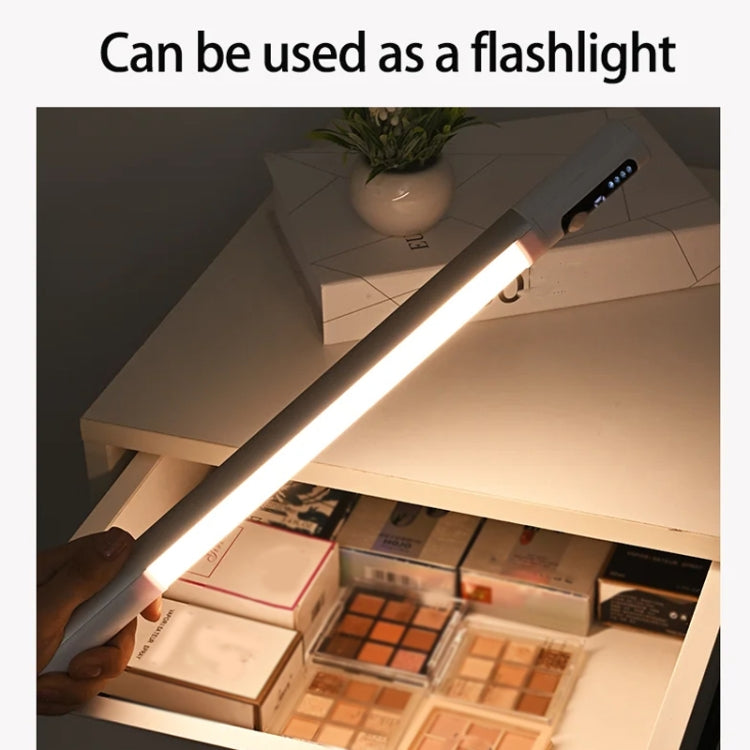 Rechargeable Under Cabinet LED Motion Sensor Night Light with Digital Display 1200mAH(Black) by bashfashion