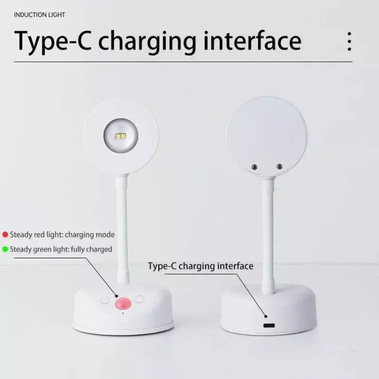 Rechargeable LED Motion Sensor Wireless Spotlight Dimmable Picture Light 1200mAH(White) by bashfashion