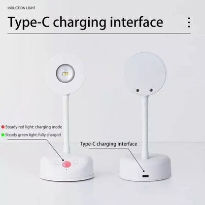 Rechargeable LED Motion Sensor Wireless Spotlight Dimmable Picture Light 1200mAH(White) by bashfashion