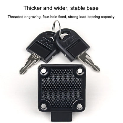 Drawer Lock Furniture Closet Door Office Filing Cabinet Lock, Model: 136-22(Silver Folding Key) by bashfashion