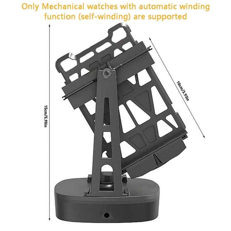 Rechargeable Timer Version Automatic Watch Winder Storage Display Stand Mechanical Watches Silent Rotomat by bashfashion