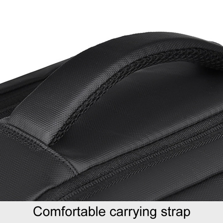 WEIXIER B724 Business Large Capacity Double-Shoulder Commuter Computer Bag Expandable Travel Backpack(Black) by WEIXIER