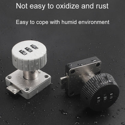 Home Cabinet Desk Drawer Combination Lock Lockers File Security Latches, Style: Black Beveled by bashfashion