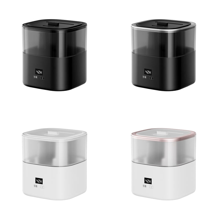 JSQ-58 1.1L large Capacity Digital Display Flame Atomization Humidifier, Color: Matt Black(EU Plug) by bashfashion