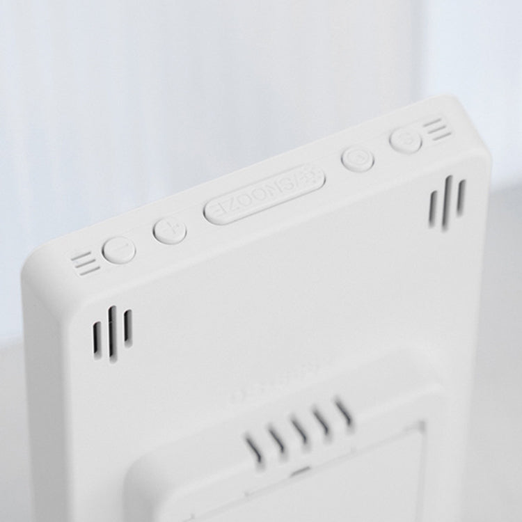 Multifunctional Temperature / Humidity Display Electronic Alarm Clock, Color: Blue Black by bashfashion