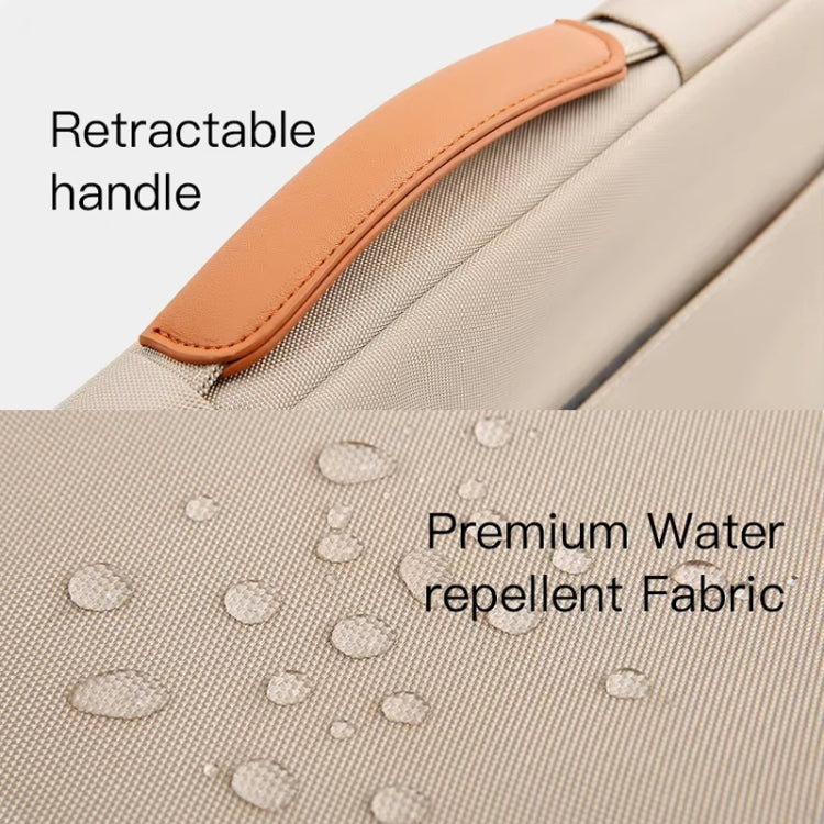 BANGE BG-6802 Laptop Bag Notebook Protective Case, Color: Khaki Large by BANGE