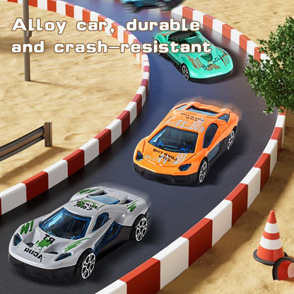 Folding Catapult Car Transformable Track Car Children Simulated Container Storage Car(White) by bashfashion