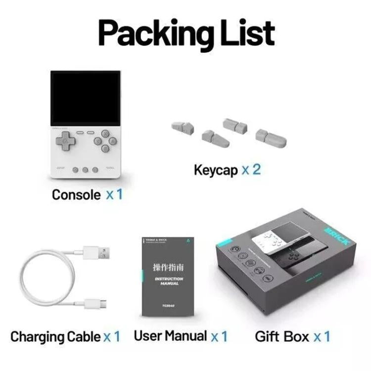 TRIMUI BRICK Open Source Pocket Console Portable Wireless Bluetooth HD Retro Arcade, Size: 256G(Red) by TRIMUI