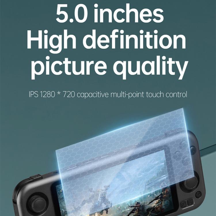 CB408 4.7-inch Touch Screen Handheld Game Console Supports WiFi Android 11 +Linux System 128G(Gray) by bashfashion