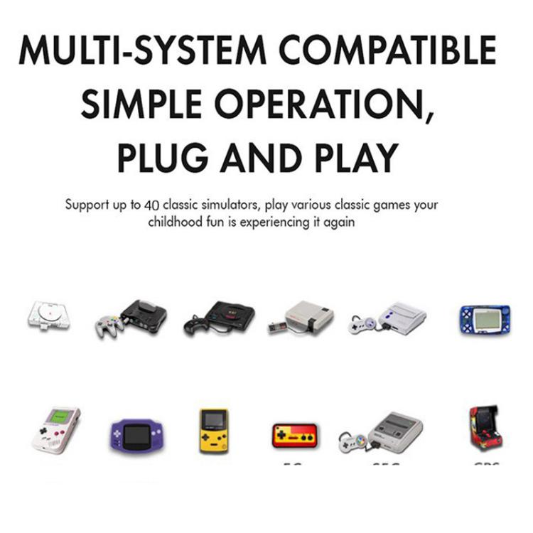 M10 Pro 4K TV Game Player 3D HD Retro Video Game Console 64G With Wired Controller by bashfashion