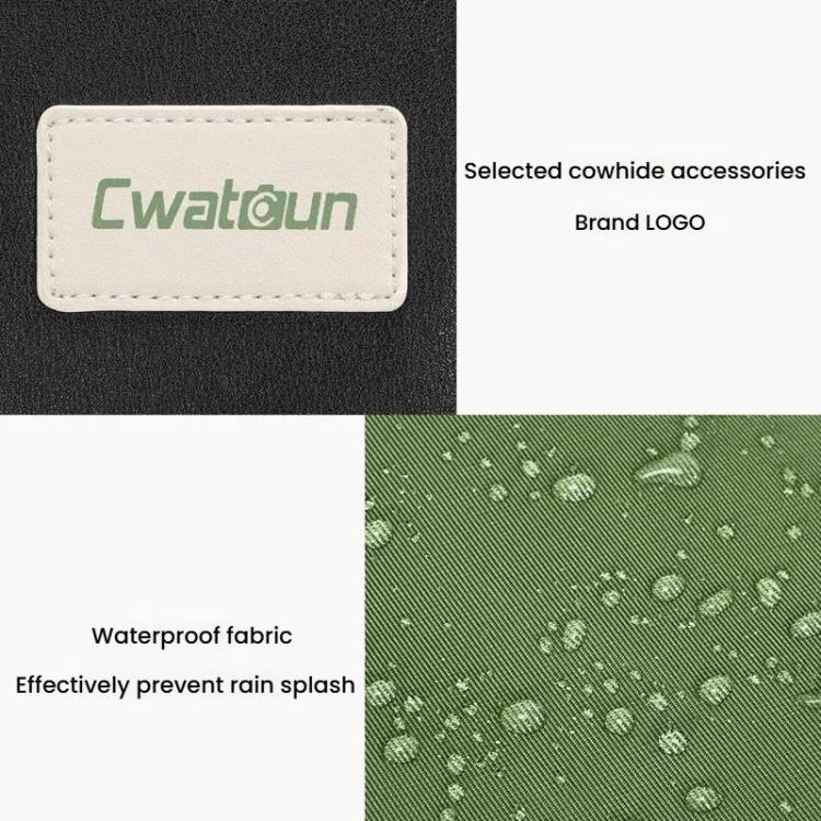 Cwatcun D99 Large Shoulder Camera Bag Multi-functional Casual Color Clash Lightweight Storage Bag by Cwatcun