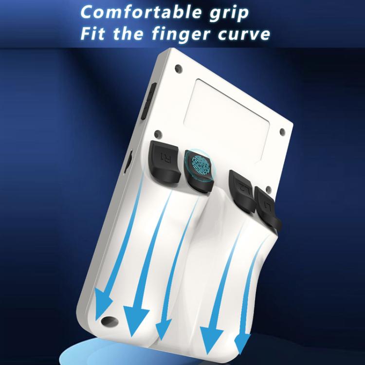 Portable Open Source GBA/FC Arcade Handheld Game Console, Size: 128G(White) by bashfashion