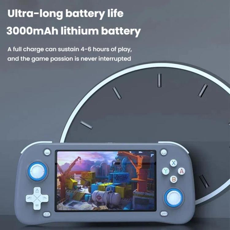 XF43 Retro Handheld Game Console Open Source 4.3 Inch Large Screen Gaming Video Players Console 64G(White) by bashfashion