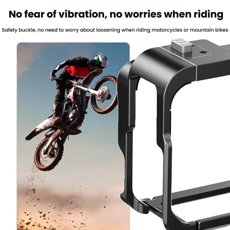 For Insta360 Ace Pro HEPAIL AC-26 Metal Rabbit Cage Camera Frame Accessories by HEPAIL