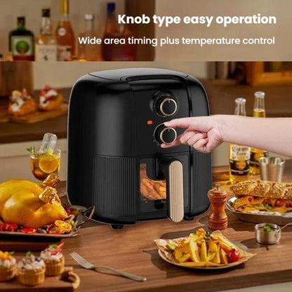 10L Large Capacity Air Fryer Multifunctional Electric Fryer French Fry Maker, EU Plug, Style: Dual-control Mechanical Non-visible by bashfashion