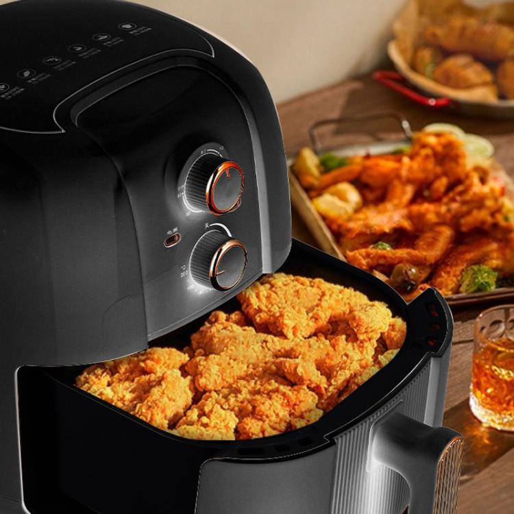 10L Large Capacity Air Fryer Multifunctional Electric Fryer French Fry Maker, EU Plug, Style: Dual-control Mechanical Visible by bashfashion